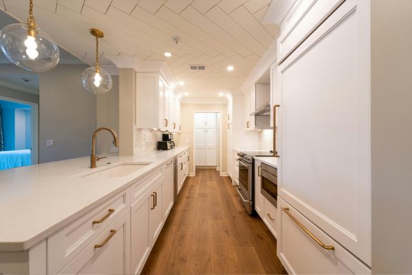 Kitchen faucet installation